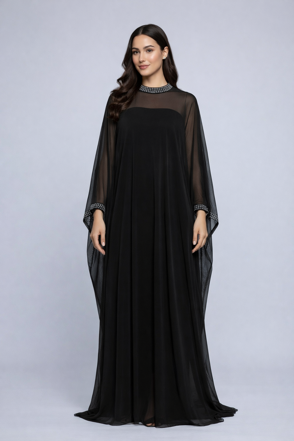 فستان كاب أسود